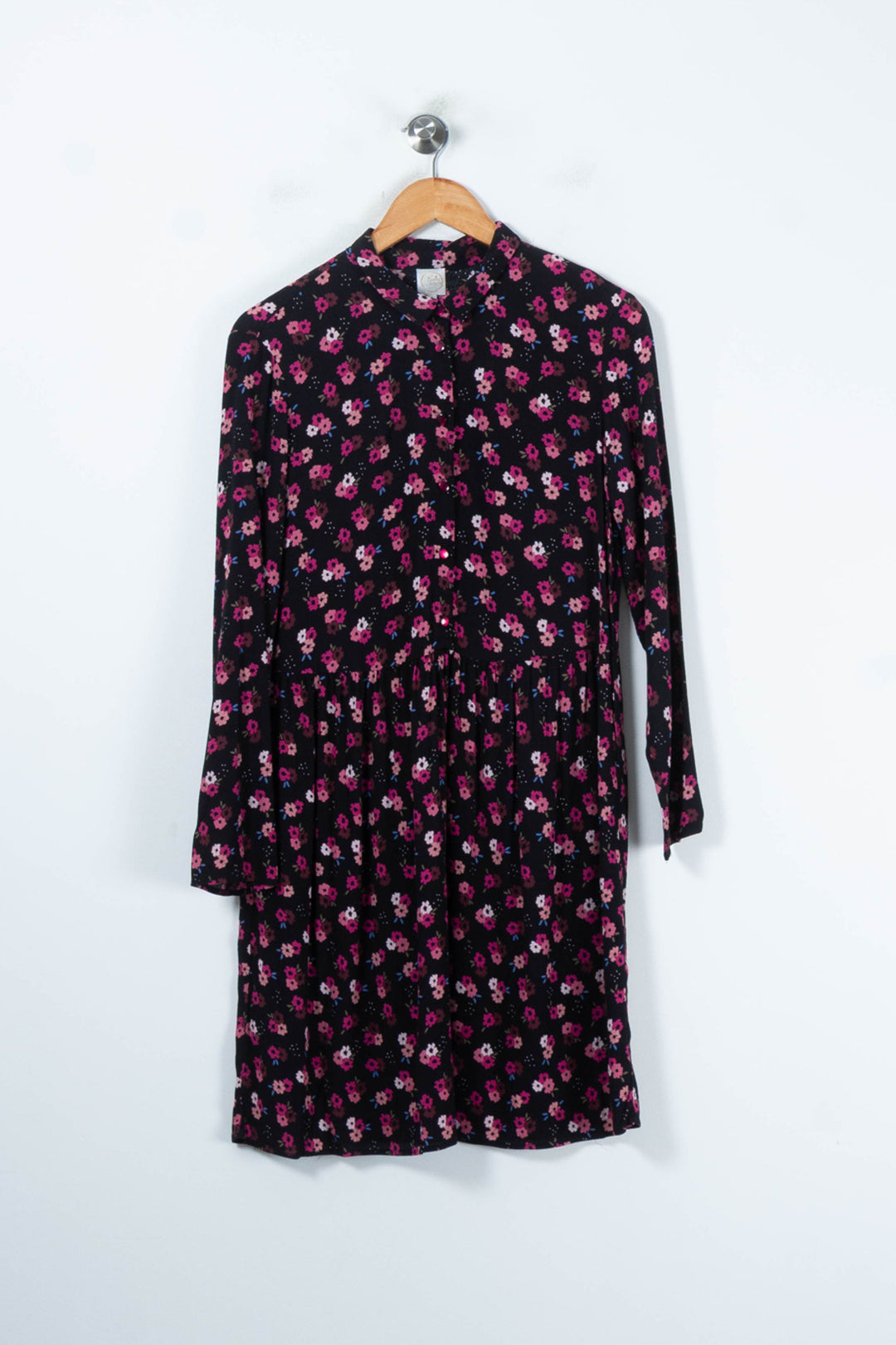 Robe Midi Noire et Rose - Taille S/36 de la marque Des petits hauts | PARAD65403 - Vendu par Paradigme - Image 2