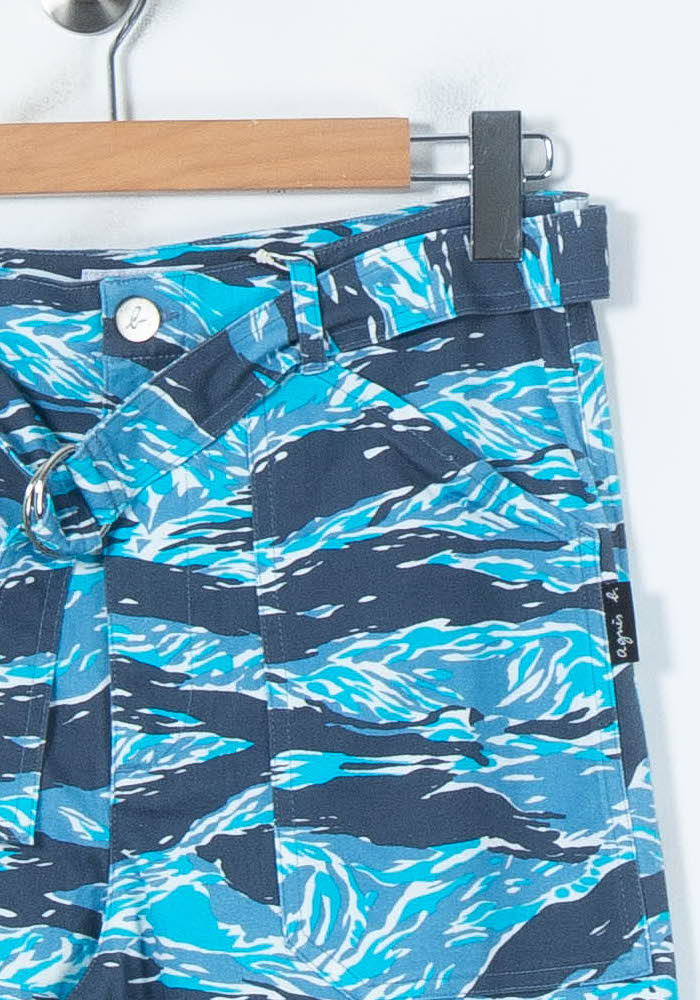 Pantalon Bleu et Noir - Taille M/38 de la marque Agnès b. | PARAD65406 - Vendu par Paradigme - Image 3