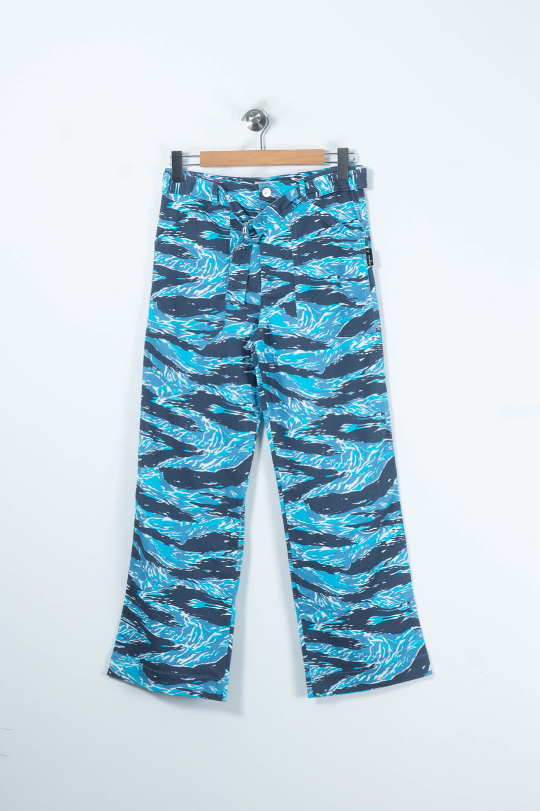 Pantalon Bleu et Noir - Taille M/38 de la marque Agnès b. | PARAD65406 - Vendu par Paradigme - Image 2