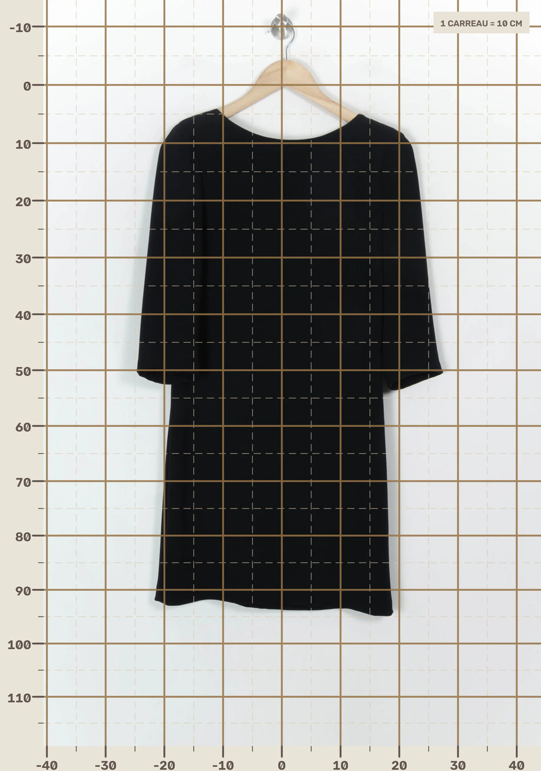 Robe Midi Noire - Taille M/38 de la marque Claudie Pierlot | PARAD65407 - Vendu par Paradigme - Image 4