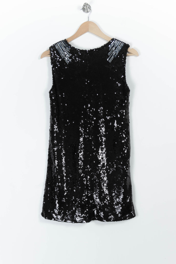 Robe Pailletée Noire - Taille M/38 de la marque Claudie Pierlot | PARAD65415 - Vendu par Paradigme - Image 4