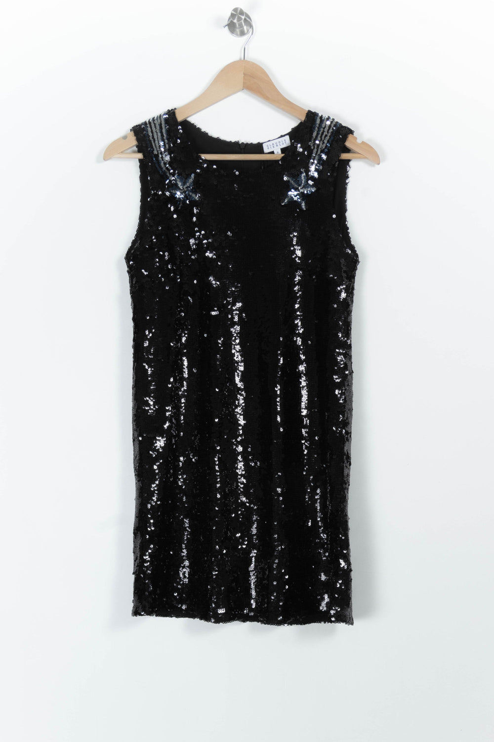 Robe Pailletée Noire - Taille M/38 de la marque Claudie Pierlot | PARAD65415 - Vendu par Paradigme - Image 2