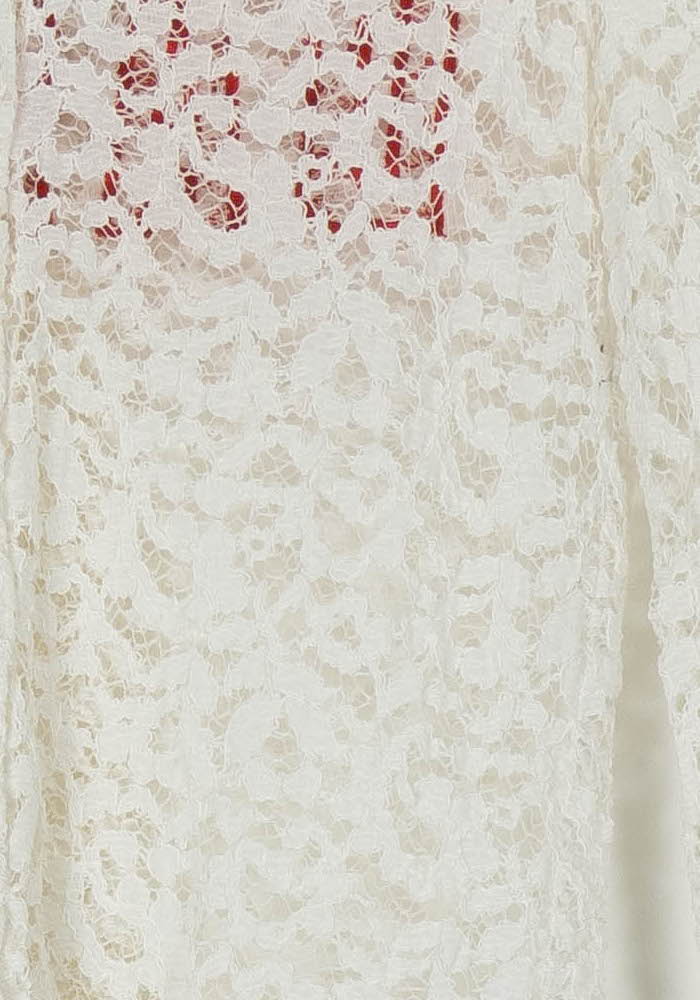 Chemise en Dentelle Blanche - Taille S/36 de la marque Claudie Pierlot | PARAD65421 - Vendu par Paradigme - Image 3