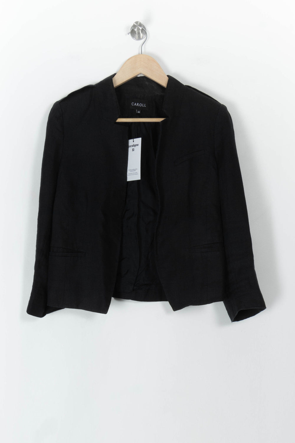 Blazer Noir - Taille XXL/44 de la marque Caroll | PARAD65431 - Vendu par Paradigme - Image 2