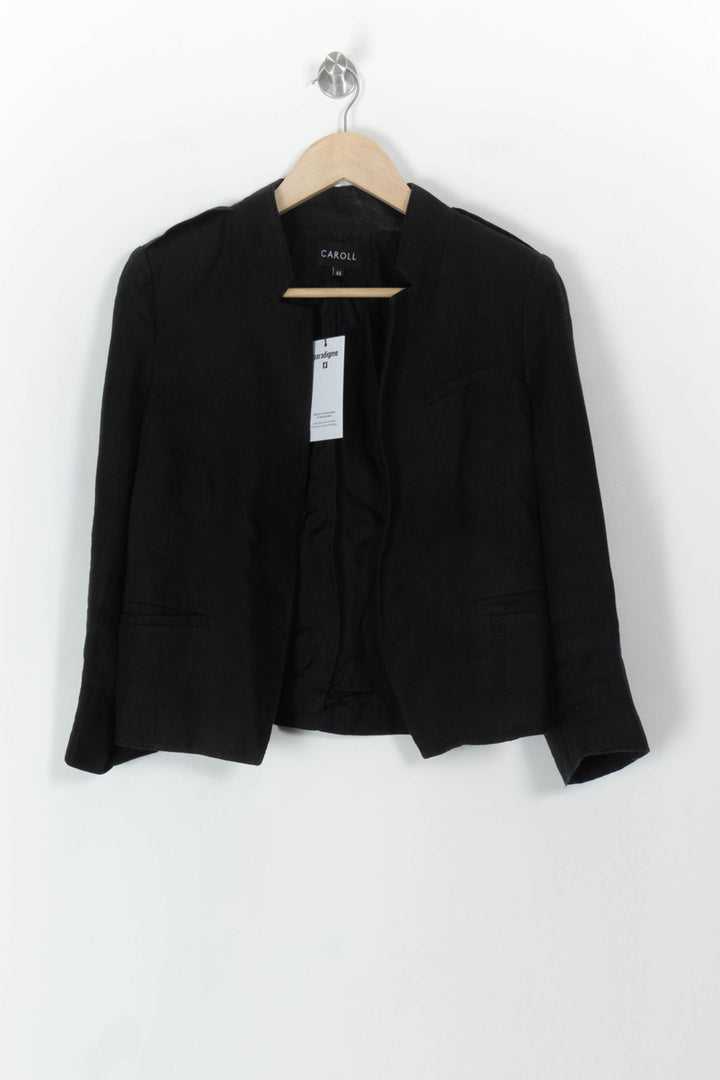 Blazer Noir - Taille XXL/44 de la marque Caroll | PARAD65431 - Vendu par Paradigme - Image 2
