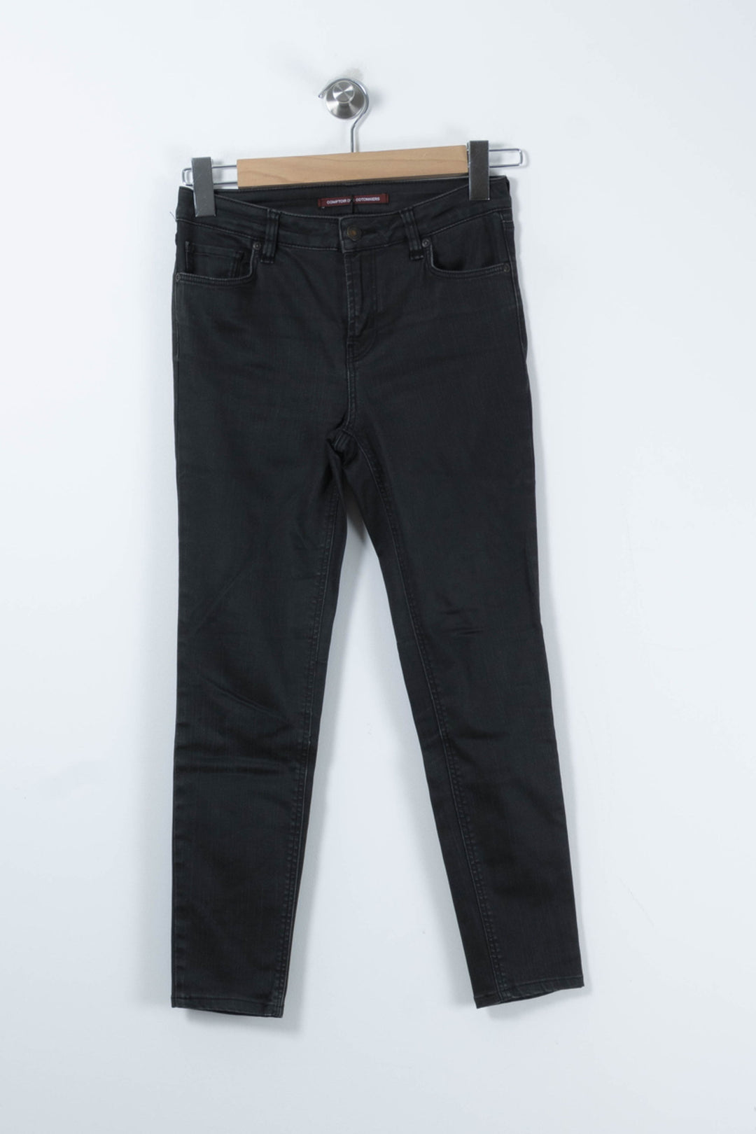 Jean Slim Noir - Taille S/36 de la marque Comptoir des Cotonniers | PARAD65439 - Vendu par Paradigme - Image 2