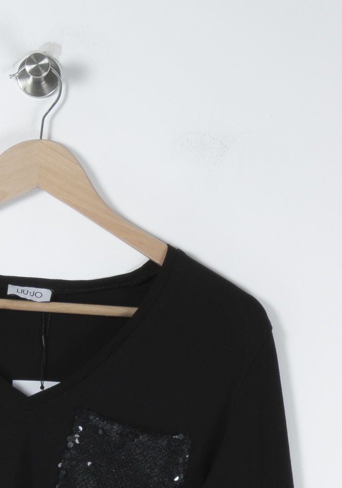 Blouse Noire - Taille S/36 de la marque Liu Jo | PARAD65450 - Vendu par Paradigme - Image 3