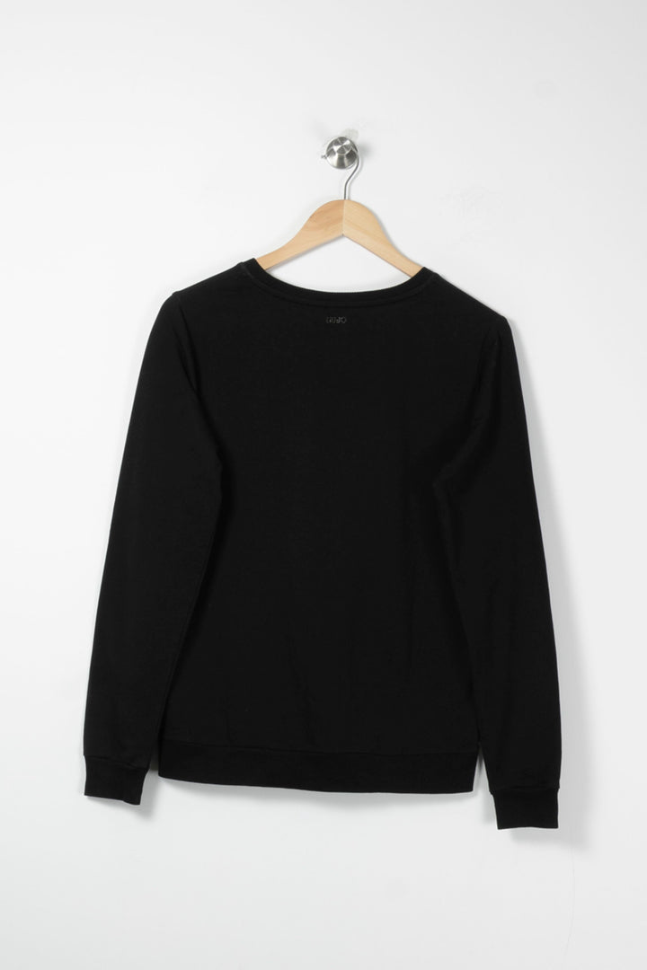 Sweatshirt Noir - Taille S/36 de la marque Liu Jo | PARAD65452 - Vendu par Paradigme - Image 4