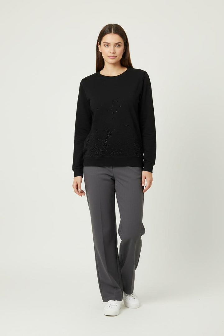 Sweatshirt Noir - Taille S/36 de la marque Liu Jo | PARAD65452 - Vendu par Paradigme - Image 1