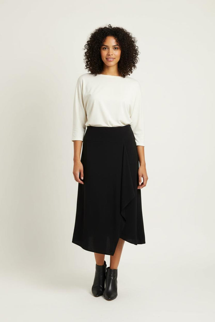 Jupe Asymétrique Noire - Taille XL/42 de la marque Maison 123 | PARAD65454 - Vendu par Paradigme - Image 1
