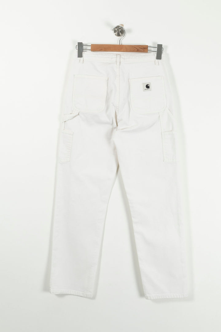 Jean Blanc - Taille S/36 de la marque Carhartt | PARAD65457 - Vendu par Paradigme - Image 4