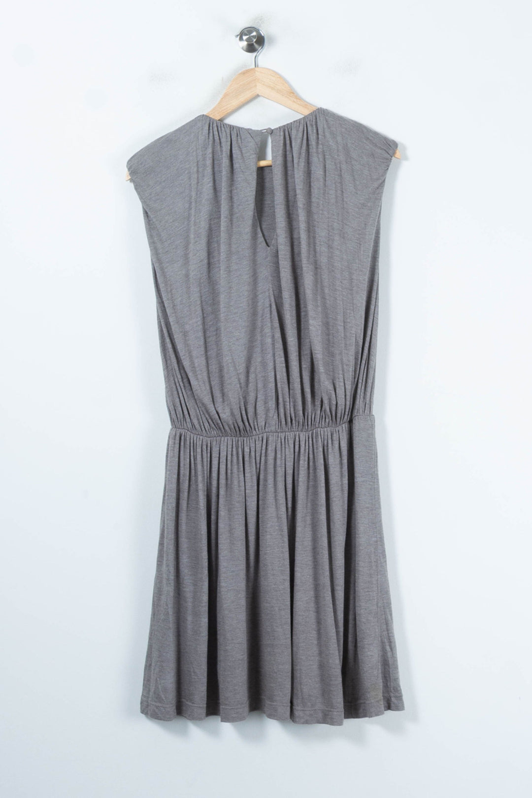 Robe Midi Grise - Taille L/40 de la marque Tara Jarmon | PARAD65458 - Vendu par Paradigme - Image 4