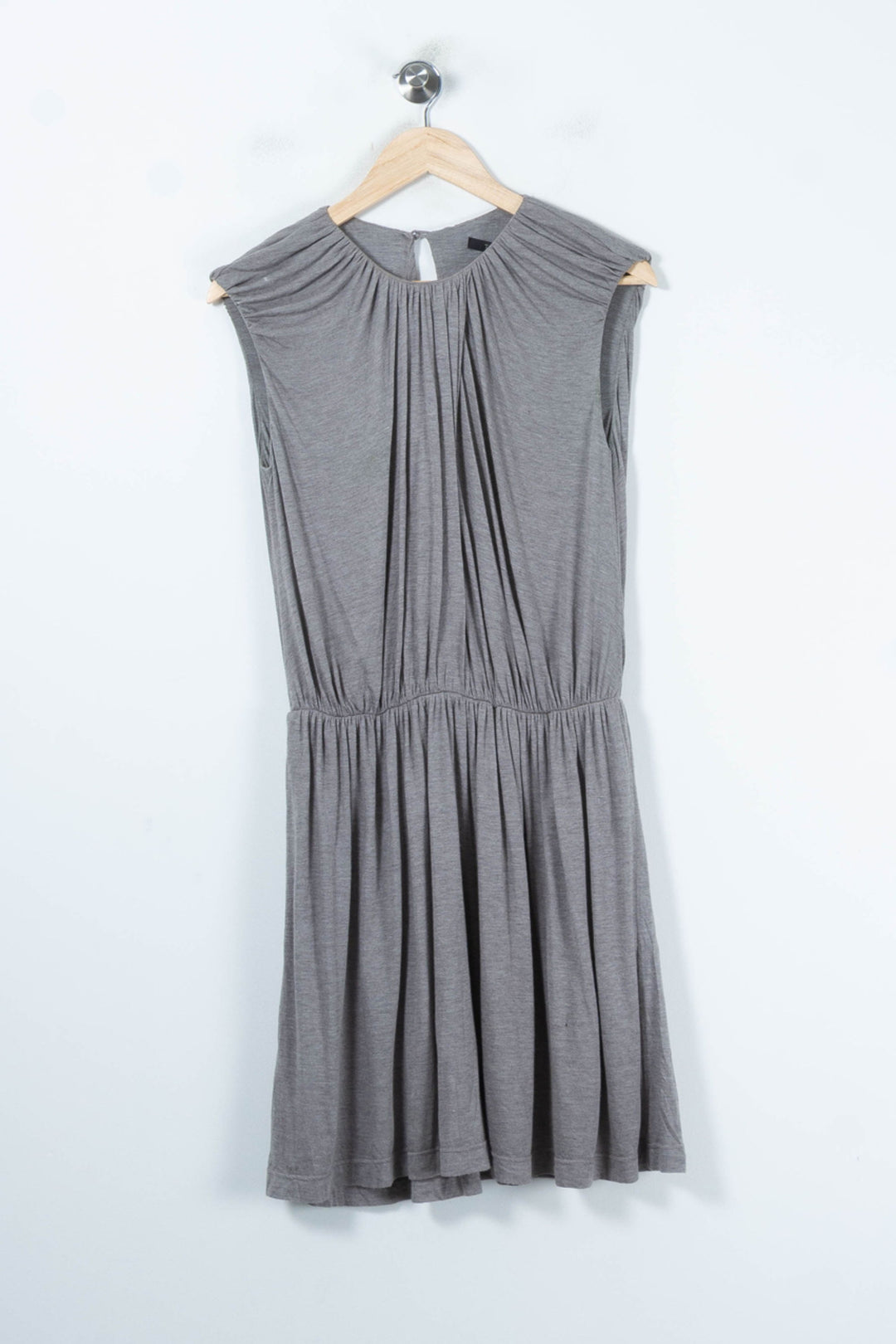 Robe Midi Grise - Taille L/40 de la marque Tara Jarmon | PARAD65458 - Vendu par Paradigme - Image 2