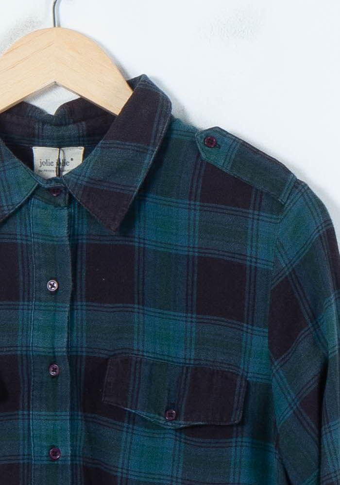 Robe Chemise Verte et Noire - Taille M/38 de la marque Petite Mendigote | PARAD65478 - Vendu par Paradigme - Image 3