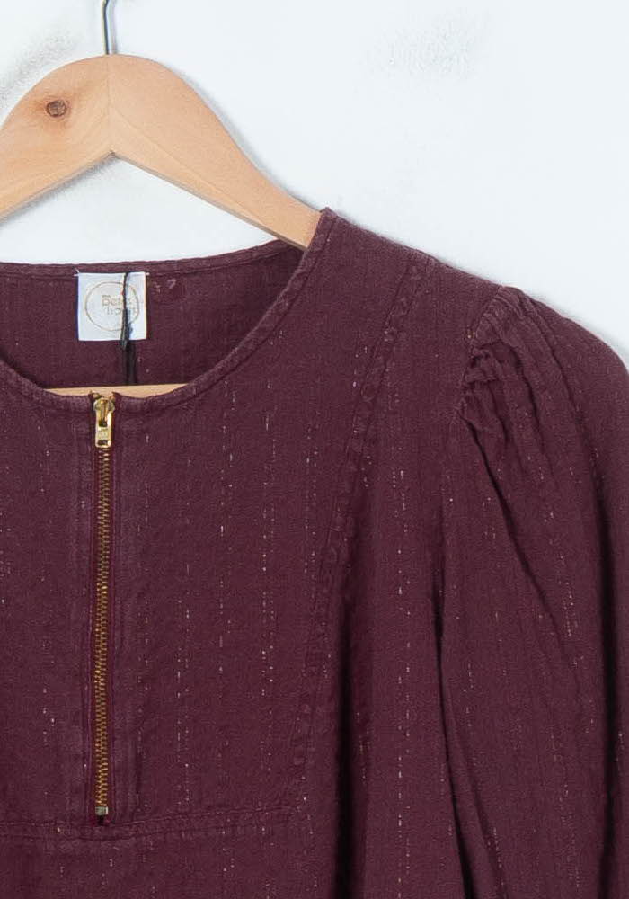 Blouse Bordeaux - Taille S/36 de la marque Des petits hauts | PARAD65482 - Vendu par Paradigme - Image 3