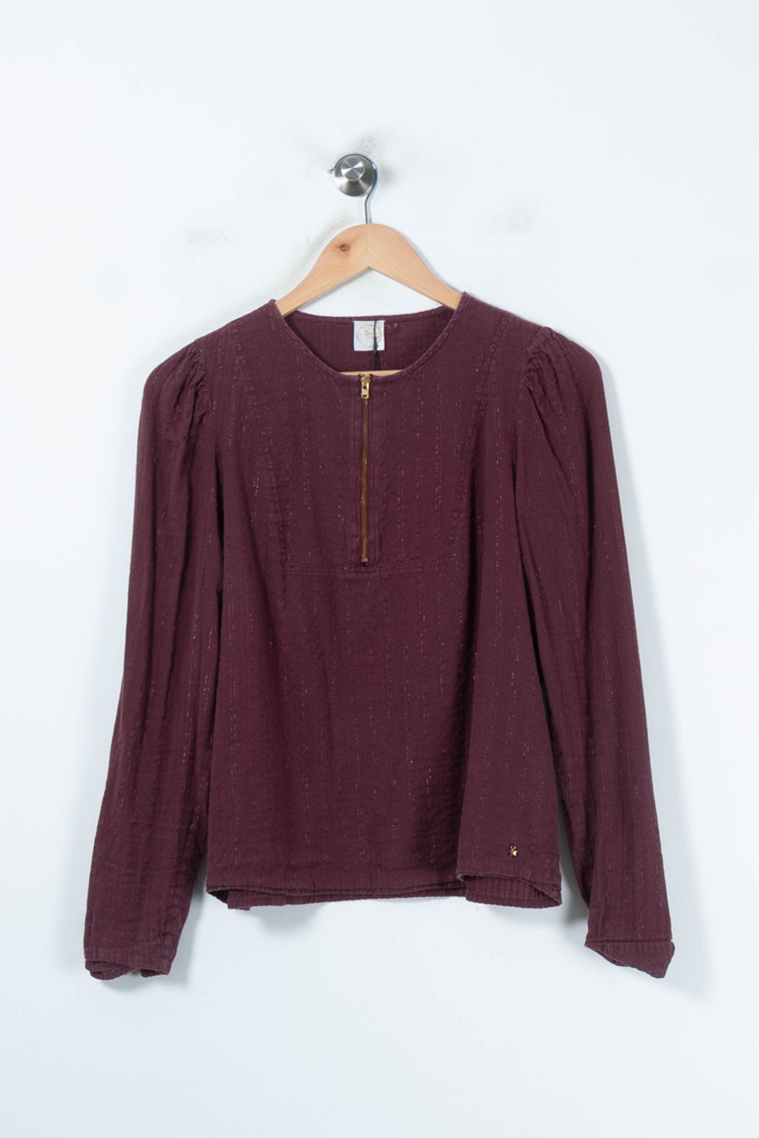 Blouse Bordeaux - Taille S/36 de la marque Des petits hauts | PARAD65482 - Vendu par Paradigme - Image 2