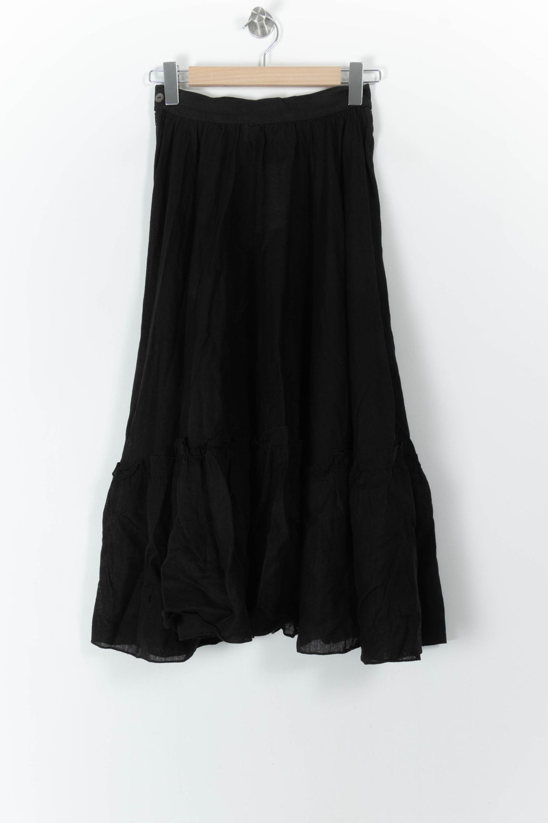 Jupe Longue Noire - Taille L/40 de la marque Max Mara | PARAD65488 - Vendu par Paradigme - Image 4