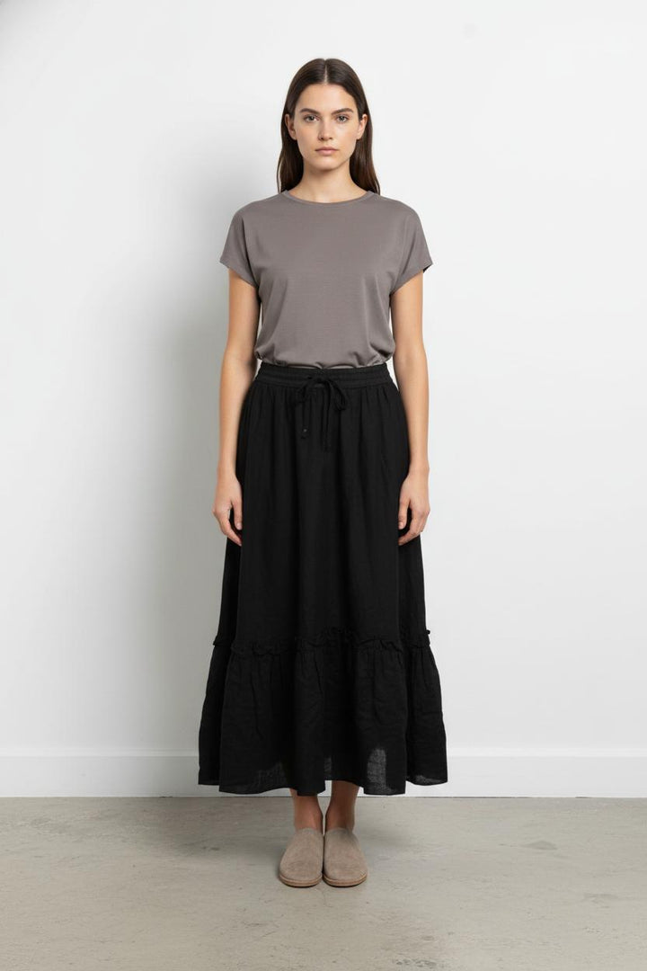 Jupe Longue Noire - Taille L/40 de la marque Max Mara | PARAD65488 - Vendu par Paradigme - Image 1