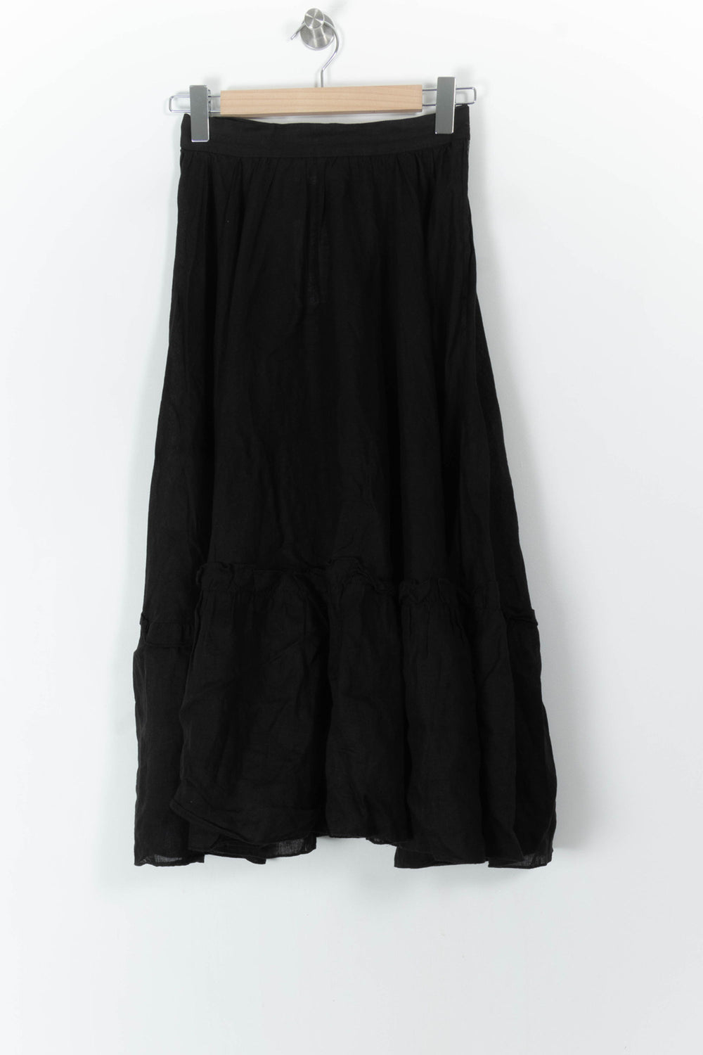 Jupe Longue Noire - Taille L/40 de la marque Max Mara | PARAD65488 - Vendu par Paradigme - Image 2