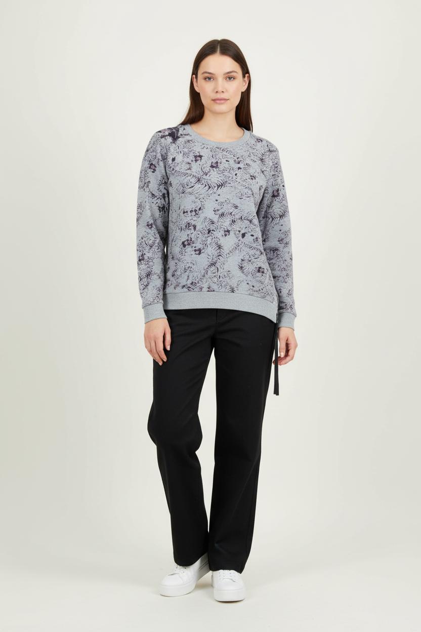 Sweatshirt Gris - Taille M/38 de la marque The Kooples | PARAD65500 - Vendu par Paradigme - Image 1