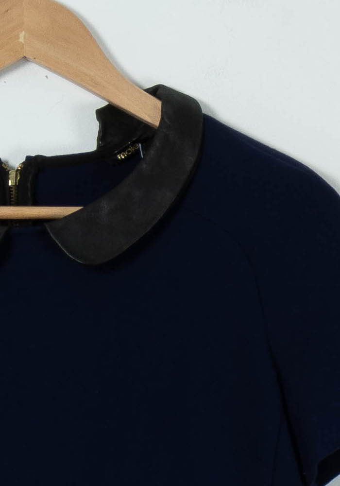Robe Courte Bleu - Taille M/38 de la marque Maje | PARAD65507 - Vendu par Paradigme - Image 3