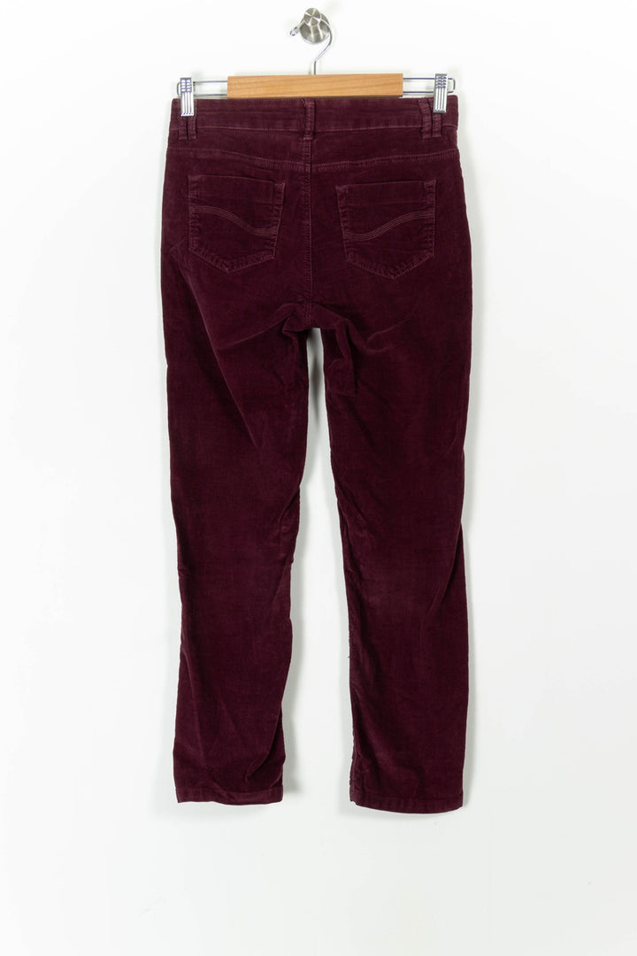 Pantalon Velours Bordeaux - Taille L/40 de la marque Maison 123 | PARAD65514 - Vendu par Paradigme - Image 4