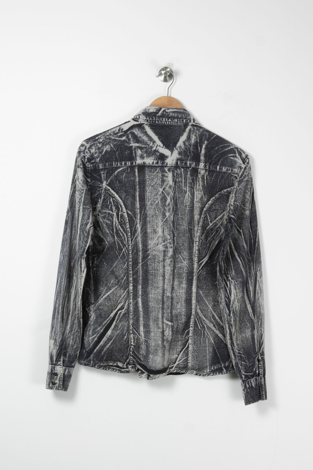 Chemise Grise et Noire - Taille L/40 de la marque Replay | PARAD65517 - Vendu par Paradigme - Image 4