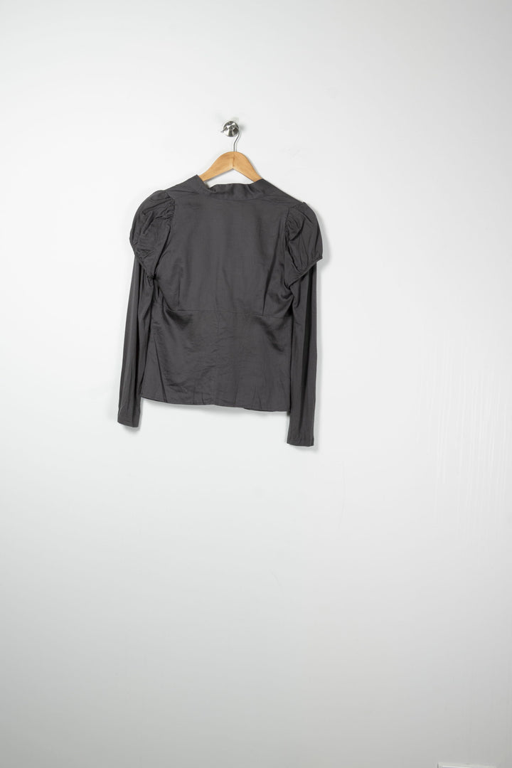 Blouse Grise - Taille M/38 de la marque Kookai | PARAD65524 - Vendu par Paradigme - Image 4