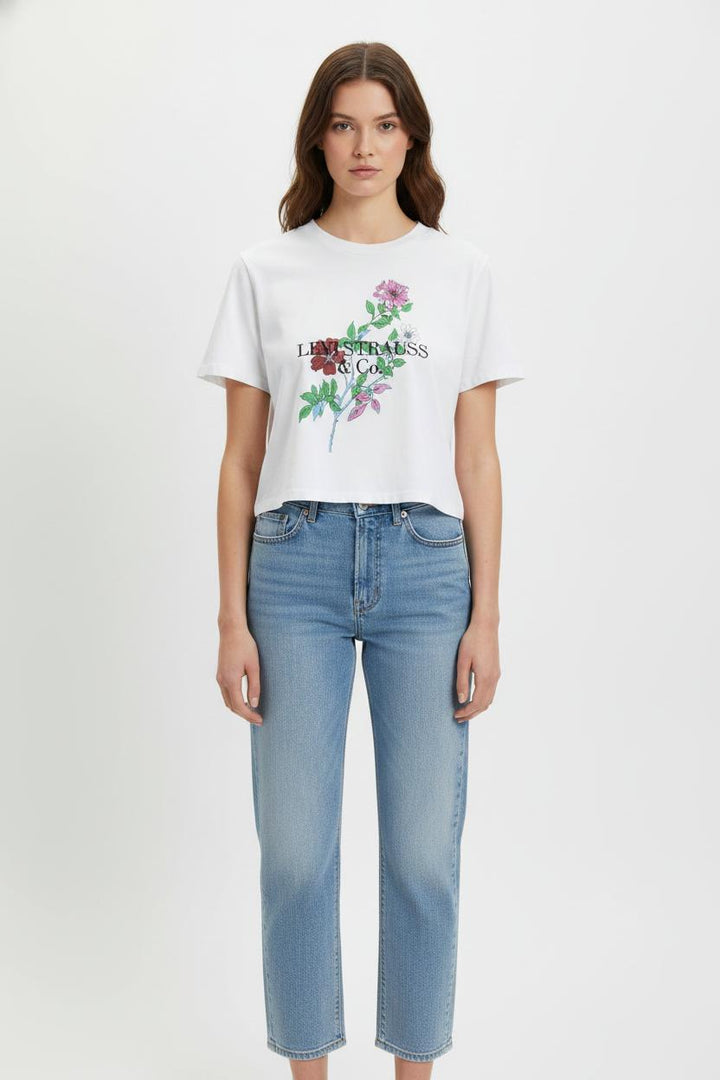 Tee-shirt Blanc - Taille XS/34 de la marque Levi's | PARAD65529 - Vendu par Paradigme - Image 1