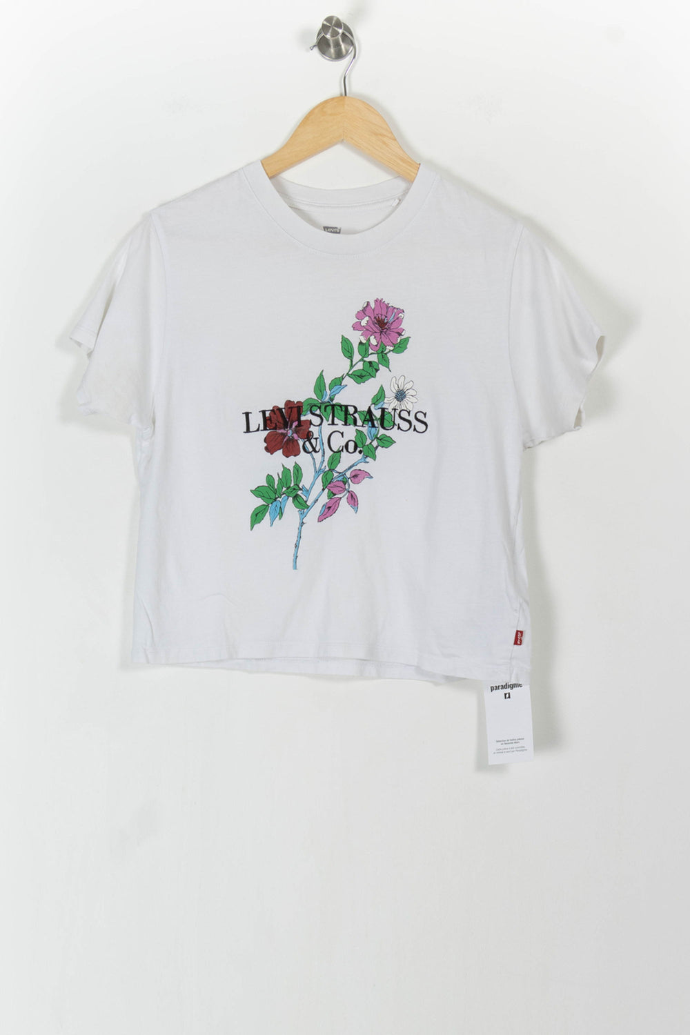 Tee-shirt Blanc - Taille XS/34 de la marque Levi's | PARAD65529 - Vendu par Paradigme - Image 2