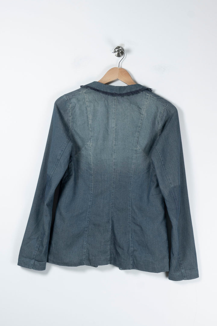 Blazer Bleu - Taille S/36 de la marque One Step | PARAD65531 - Vendu par Paradigme - Image 4