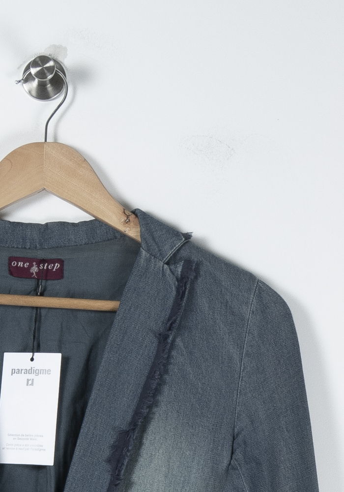 Blazer Bleu - Taille S/36 de la marque One Step | PARAD65531 - Vendu par Paradigme - Image 3