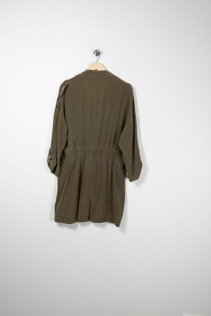 Robe Chemise Verte - Taille L/40 de la marque All Saints | PARAD65537 - Vendu par Paradigme - Image 4