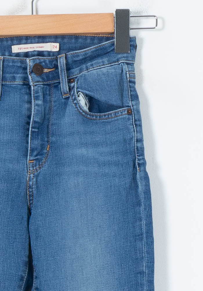 Jean Skinny Bleu - Taille XS/34 de la marque Levi's | PARAD65538 - Vendu par Paradigme - Image 3