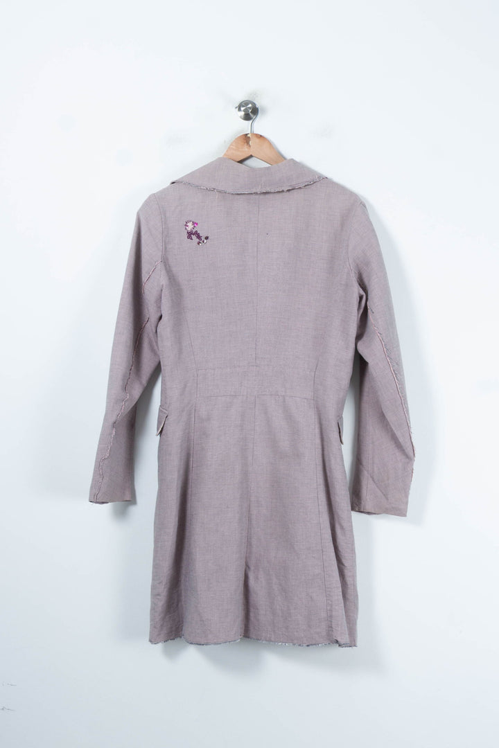 Manteau Violet - Taille L/40 de la marque IKKS | PARAD65540 - Vendu par Paradigme - Image 4