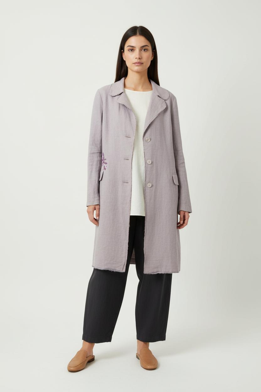 Manteau Violet - Taille L/40 de la marque IKKS | PARAD65540 - Vendu par Paradigme - Image 1