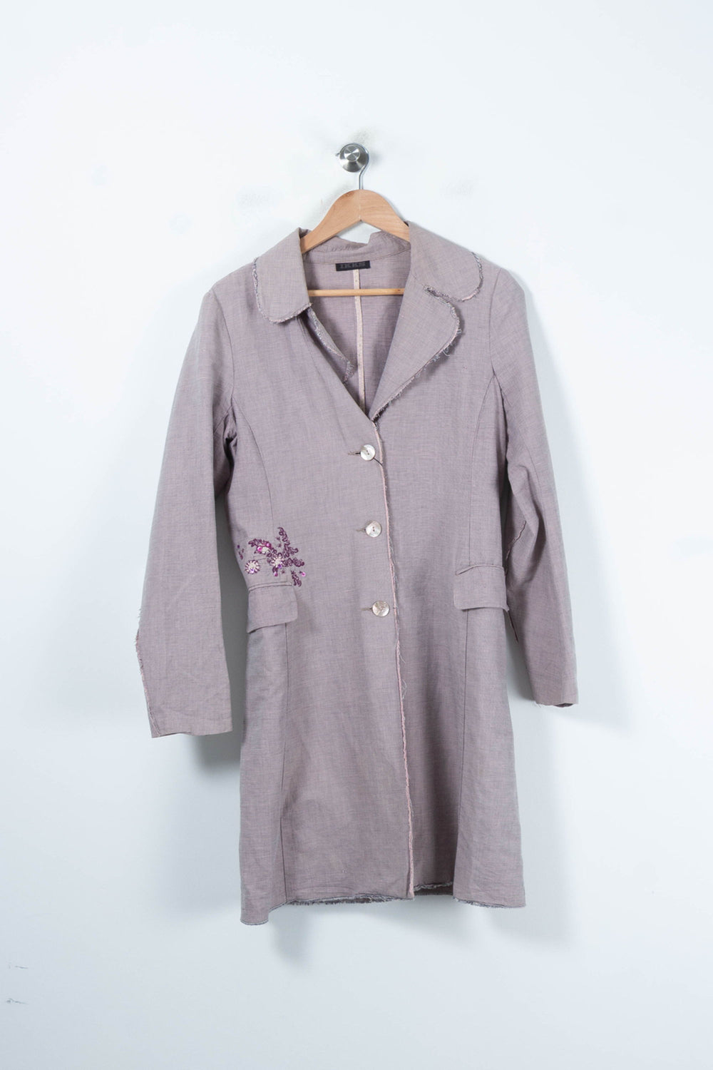 Manteau Violet - Taille L/40 de la marque IKKS | PARAD65540 - Vendu par Paradigme - Image 2