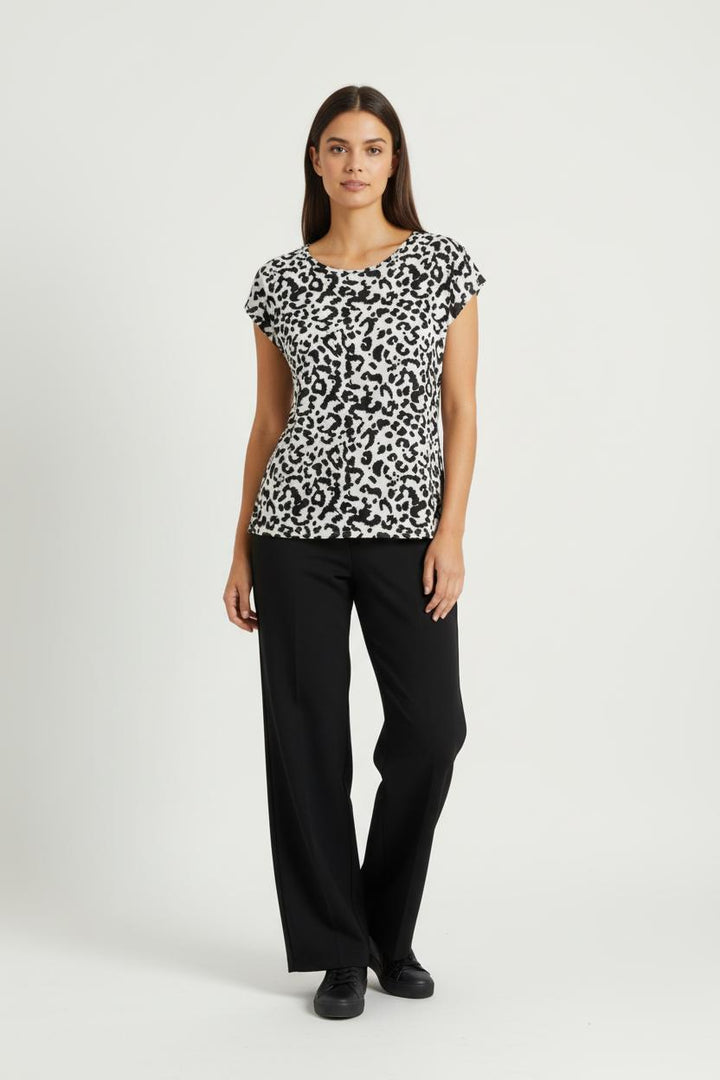 Tee-shirt Noir et Blanc - Taille M/38 de la marque Maison 123 | PARAD65551 - Vendu par Paradigme - Image 1