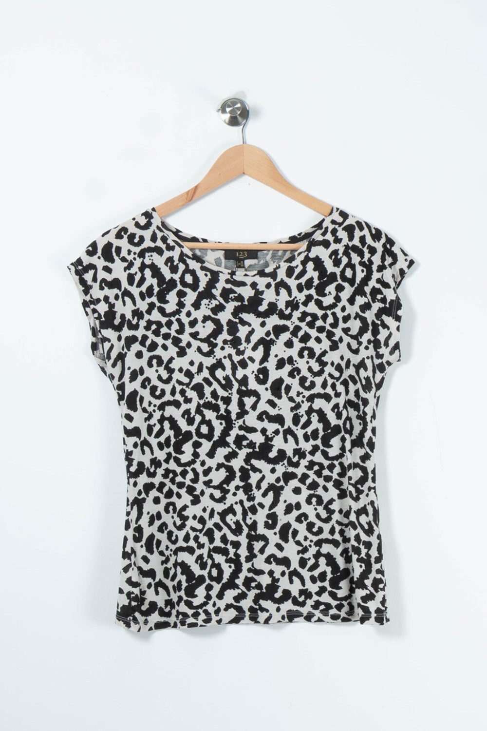 Tee-shirt Noir et Blanc - Taille M/38 de la marque Maison 123 | PARAD65551 - Vendu par Paradigme - Image 2
