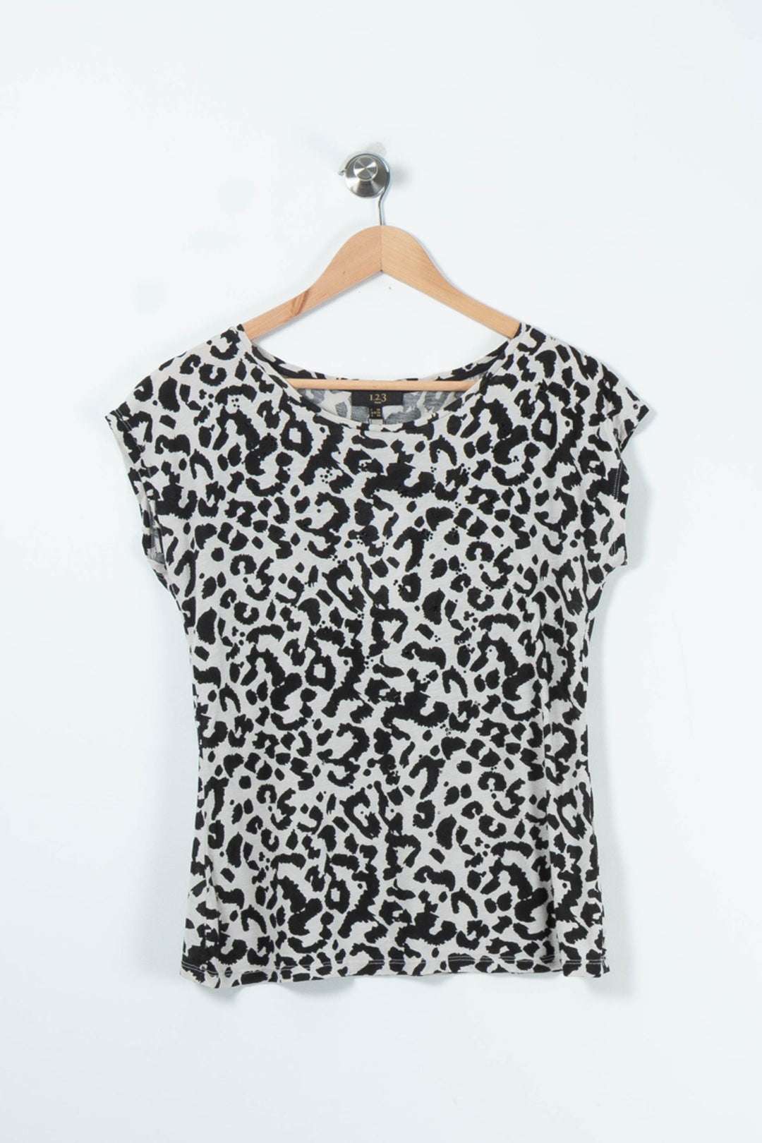 Tee-shirt Noir et Blanc - Taille M/38 de la marque Maison 123 | PARAD65551 - Vendu par Paradigme - Image 2