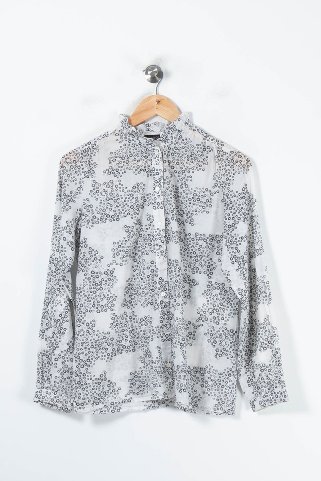 Blouse Blanche et Noire - Taille M/38 de la marque Caroll | PARAD65594 - Vendu par Paradigme - Image 2