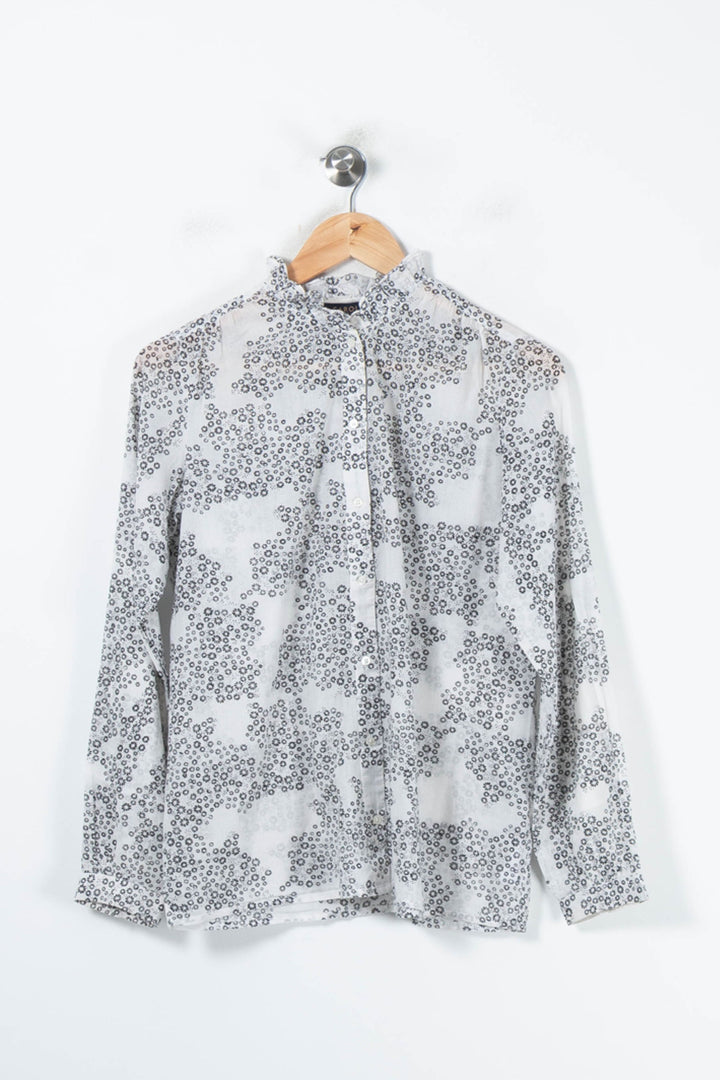 Blouse Blanche et Noire - Taille M/38 de la marque Caroll | PARAD65594 - Vendu par Paradigme - Image 2