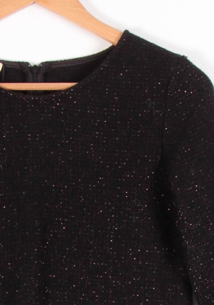 Robe Courte Noire - Taille XS/34 de la marque Sessùn | PARAD65598 - Vendu par Paradigme - Image 3