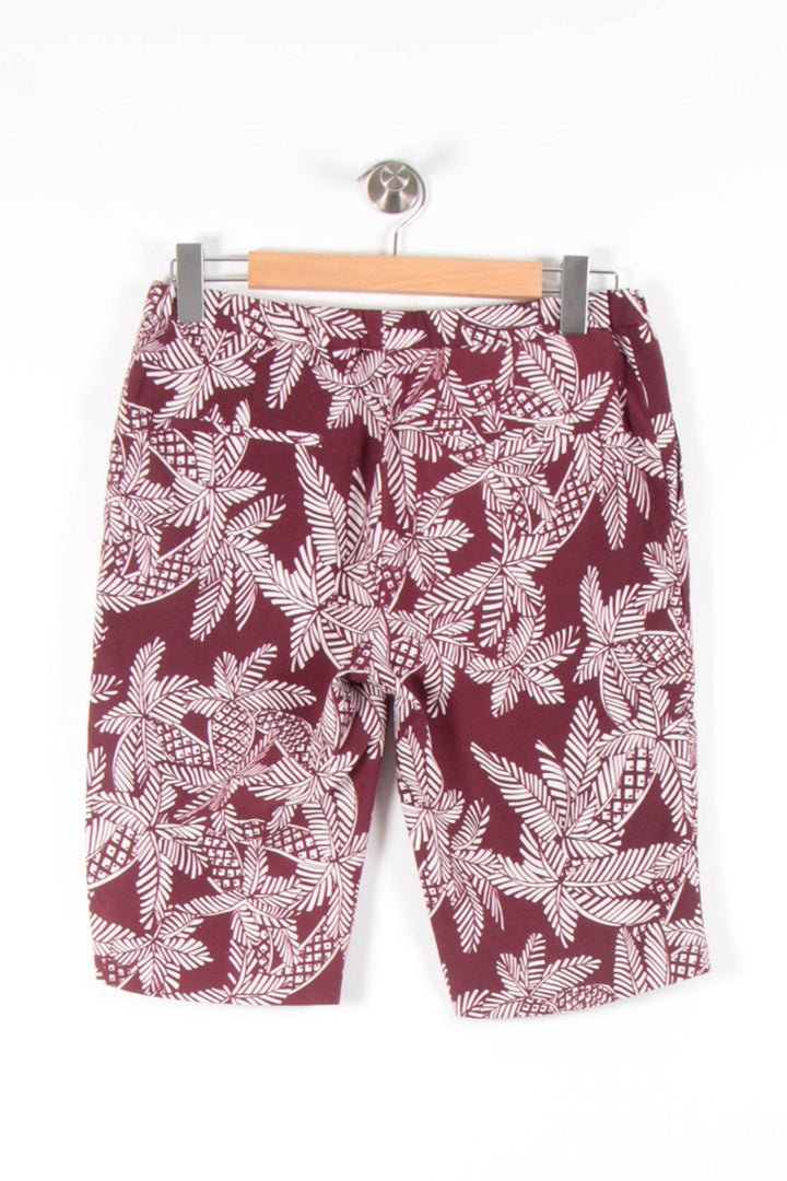 Bermuda Bordeaux et Blanc - Taille M/38 de la marque Chloé Stora | PARAD65599 - Vendu par Paradigme - Image 4