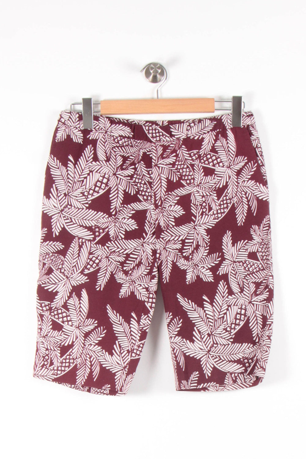 Bermuda Bordeaux et Blanc - Taille M/38 de la marque Chloé Stora | PARAD65599 - Vendu par Paradigme - Image 2