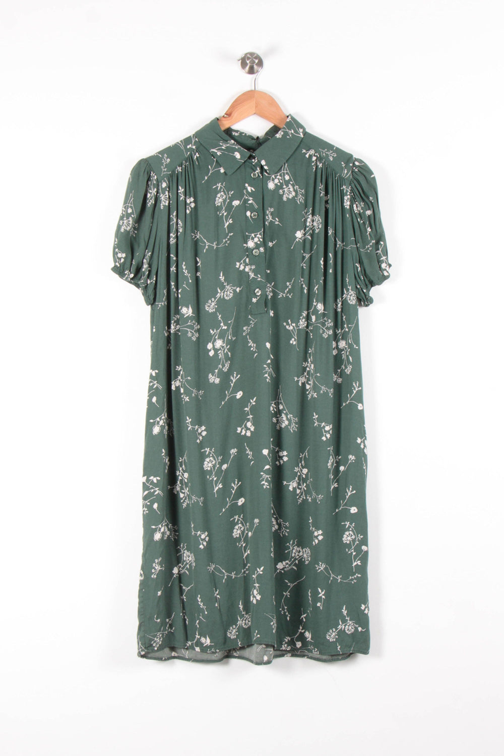 Robe Chemise Verte et Blanche - Taille M/38 de la marque Samsoe Samsoe | PARAD65604 - Vendu par Paradigme - Image 2