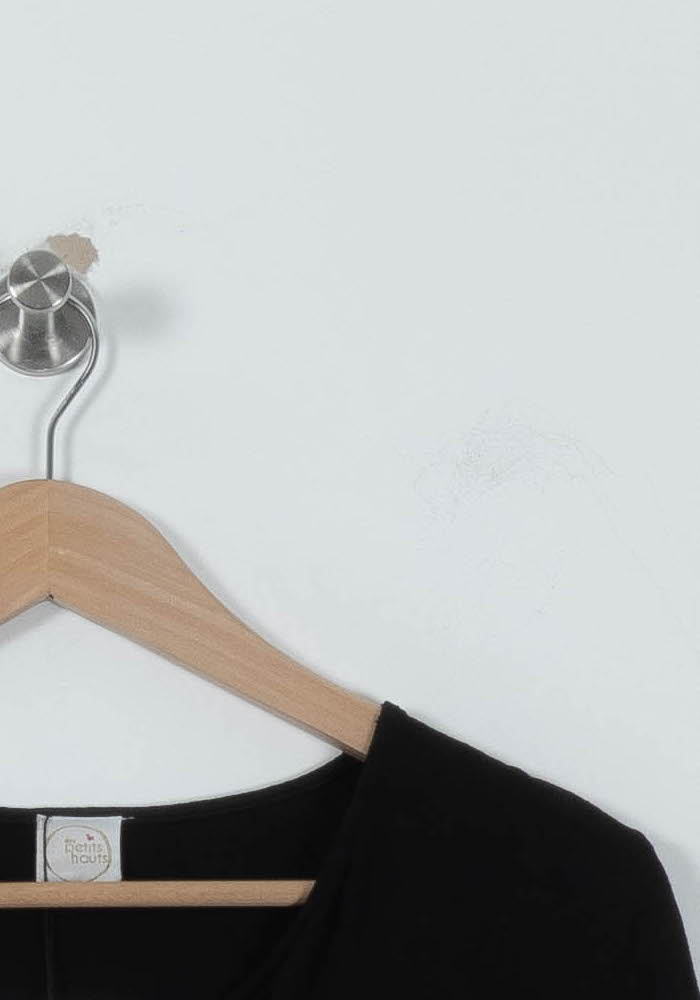 Robe Midi Noire - Taille XS/34 de la marque Des petits hauts | PARAD65605 - Vendu par Paradigme - Image 3