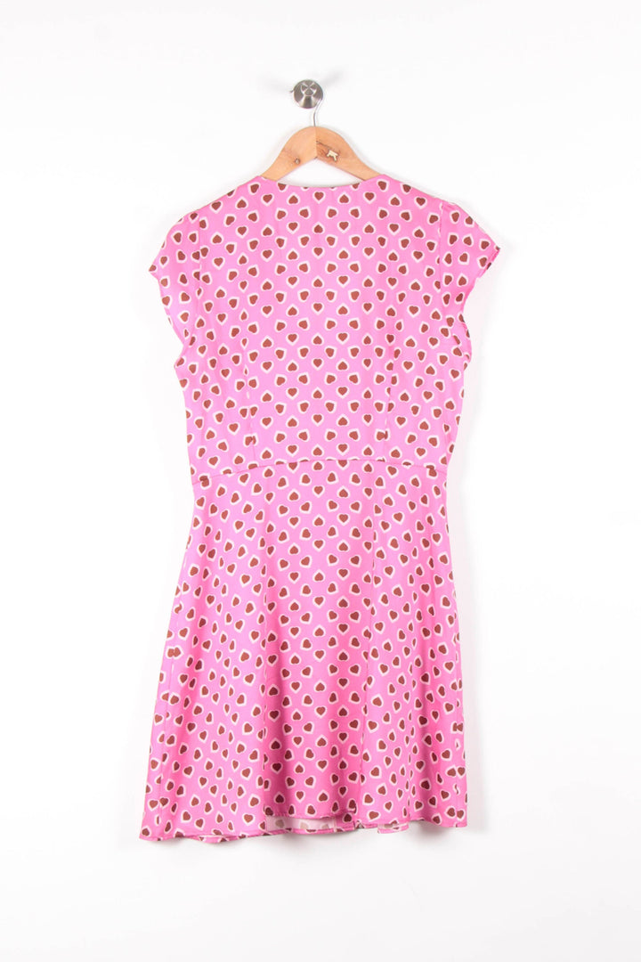 Robe Fluide Rose et Blanc - Taille XL/42 de la marque Tara Jarmon | PARAD65606 - Vendu par Paradigme - Image 4