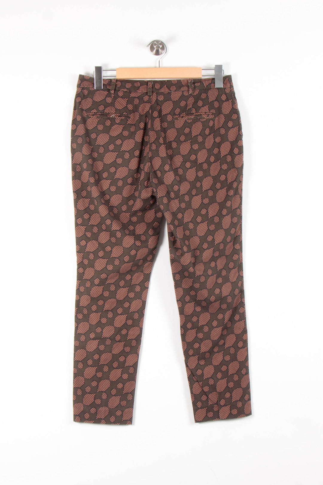 Pantalon Marron et Rose - Taille L/40 de la marque Chloé Stora | PARAD65607 - Vendu par Paradigme - Image 4