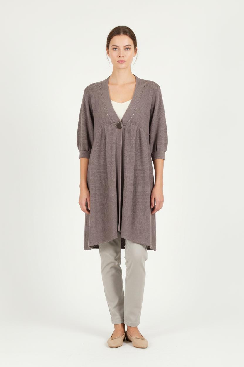 Cardigan Gris - Taille S/36 de la marque Maje | PARAD65618 - Vendu par Paradigme - Image 1